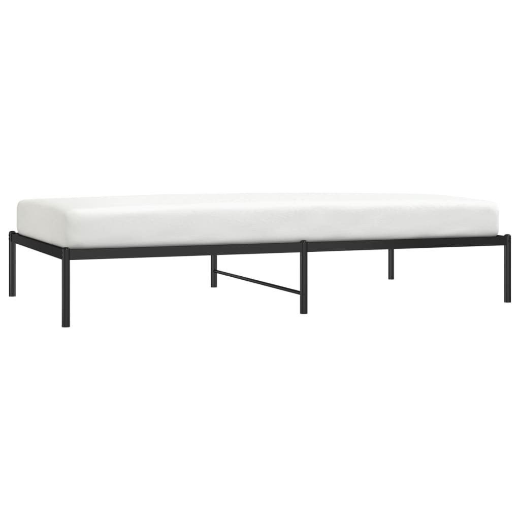sengeramme 107x203 cm metal sort