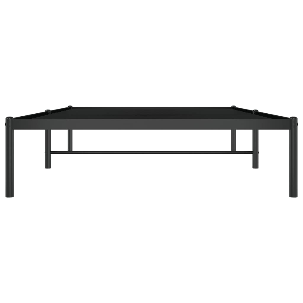 sengeramme 107x203 cm metal sort