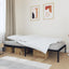 sengeramme 107x203 cm metal sort