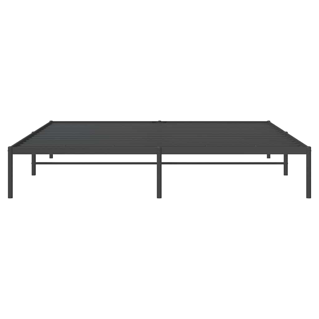 sengeramme 180x200 cm metal sort