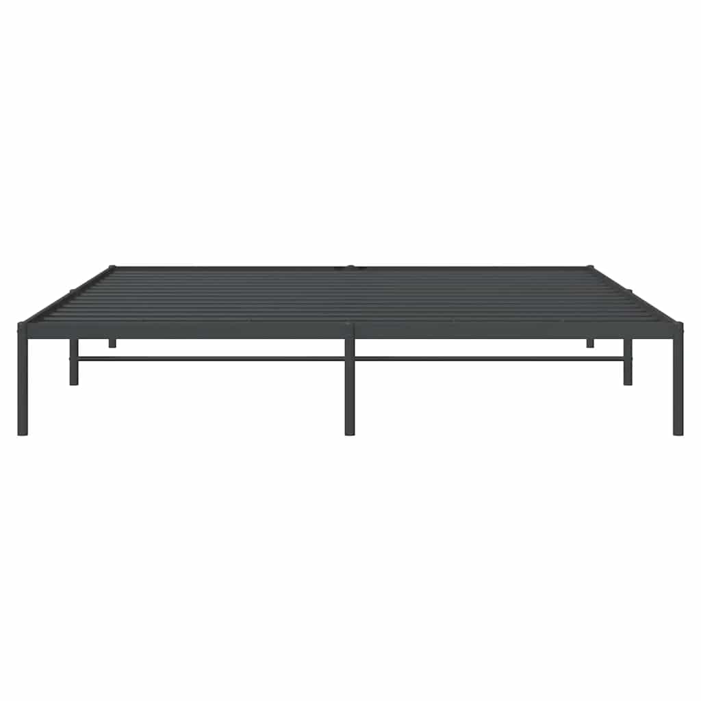 sengeramme 200x200 cm metal sort