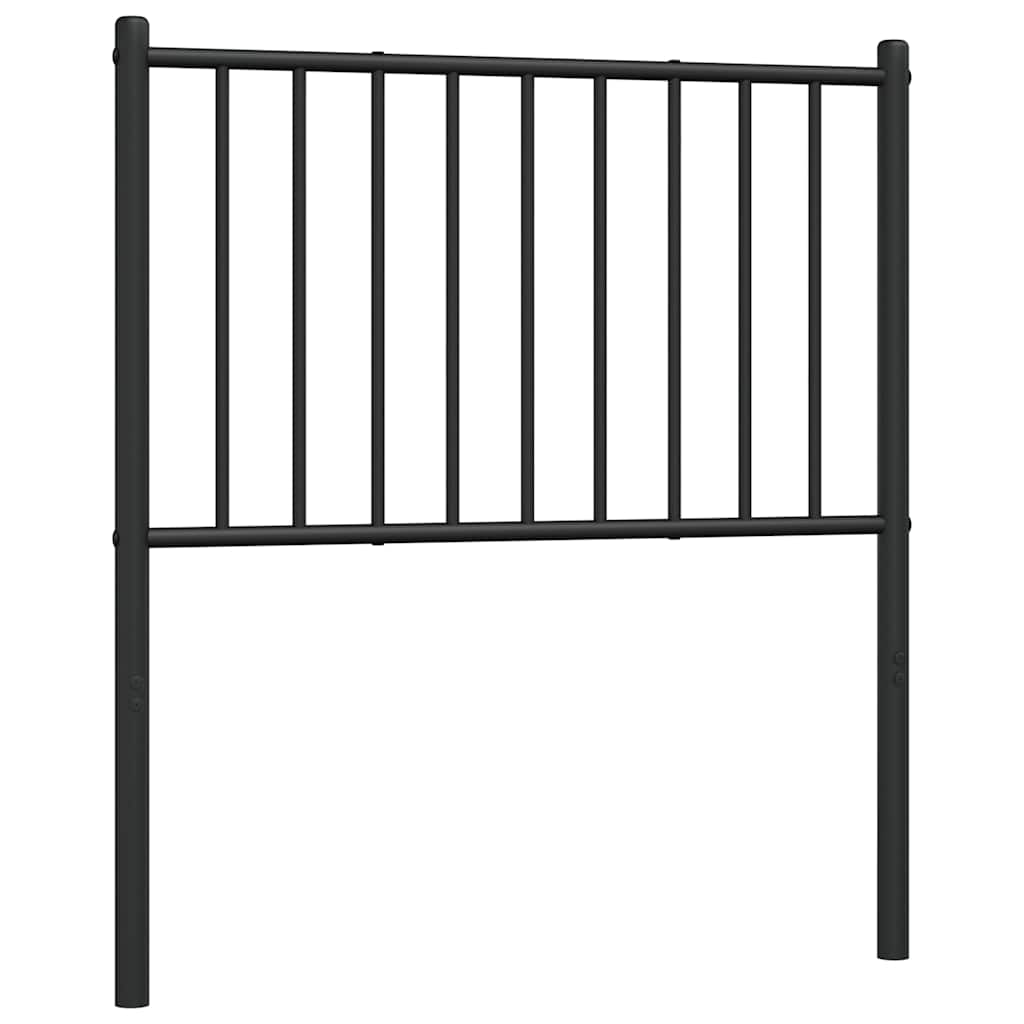 udskiftningsgavl 75 cm metal sort