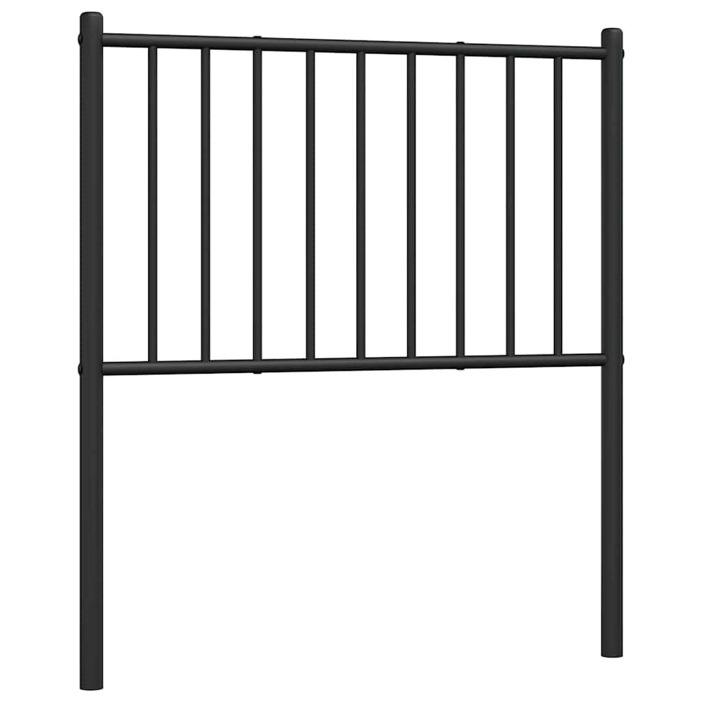 udskiftningsgavl 75 cm metal sort