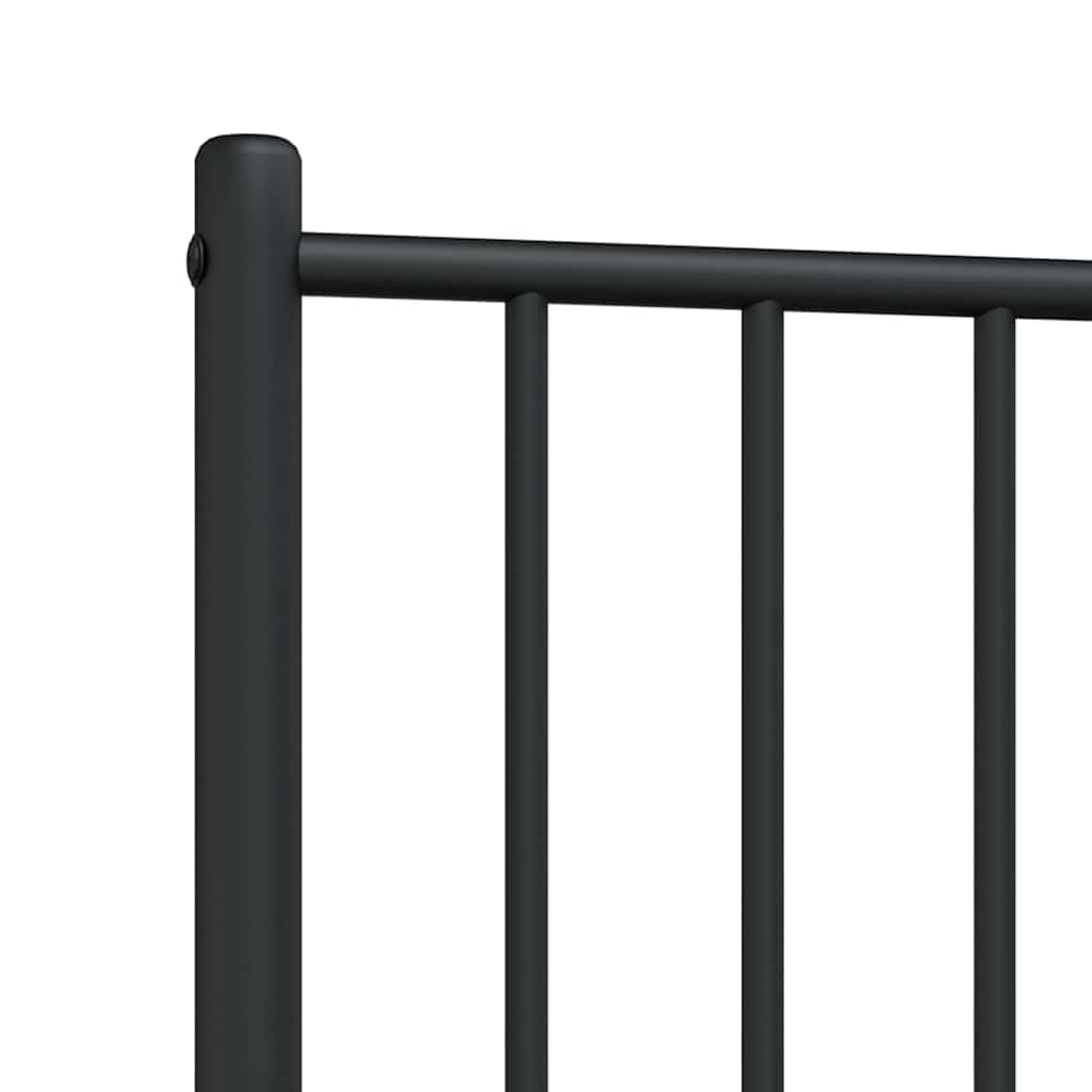 udskiftningsgavl 75 cm metal sort