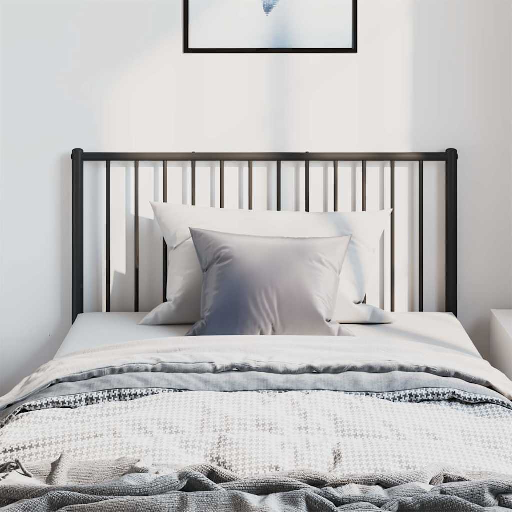 udskiftningsgavl 100 cm metal sort