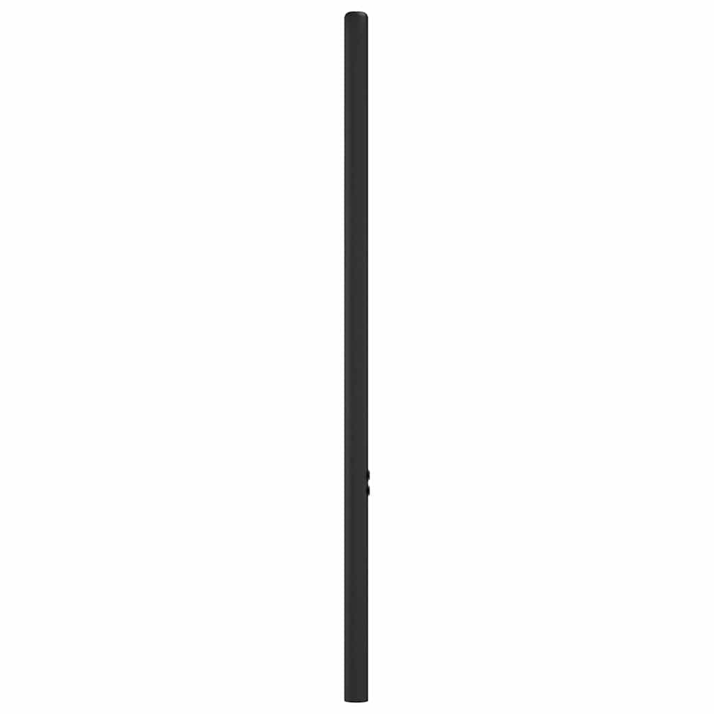 udskiftningsgavl 100 cm metal sort