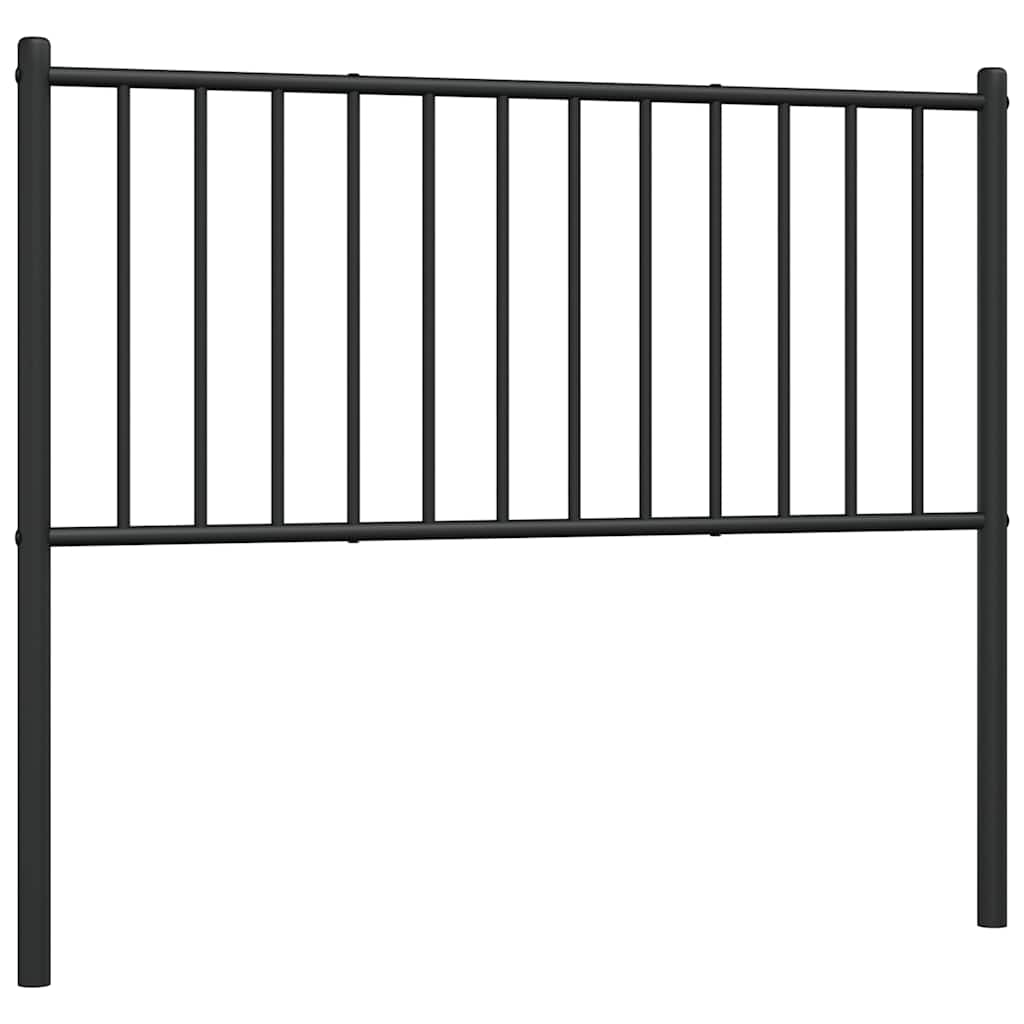 udskiftningsgavl 100 cm metal sort