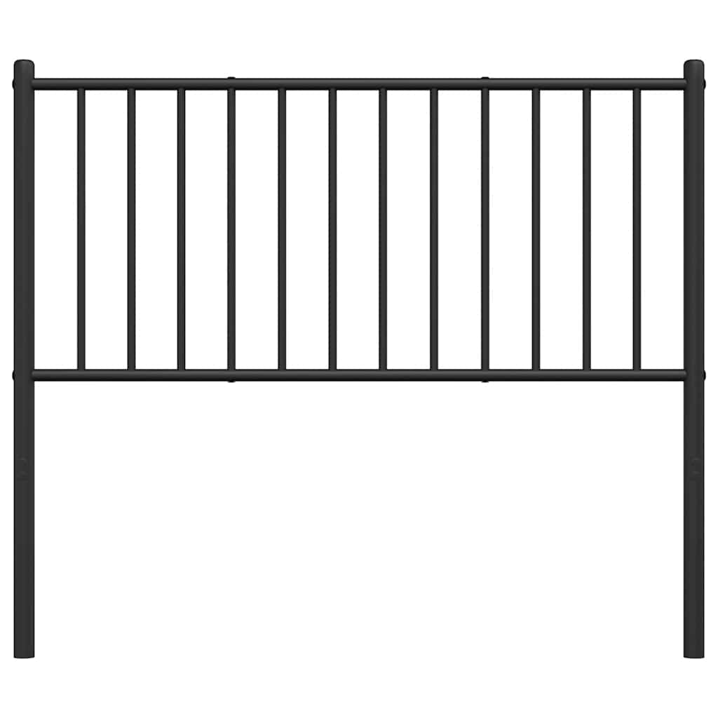 udskiftningsgavl 100 cm metal sort
