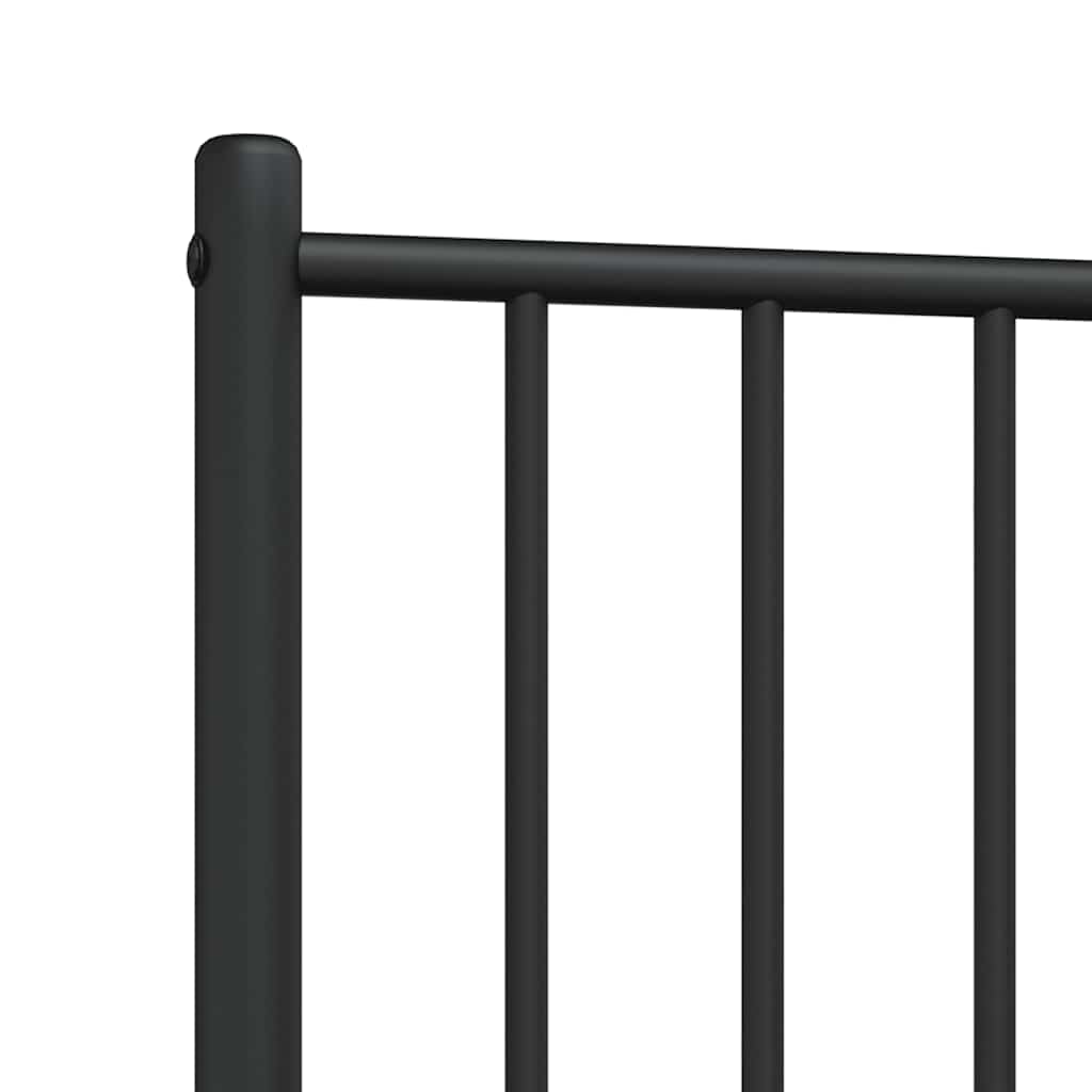 udskiftningsgavl 100 cm metal sort