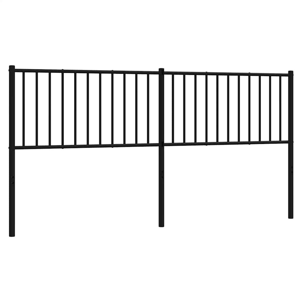 udskiftningsgavl 180 cm metal sort