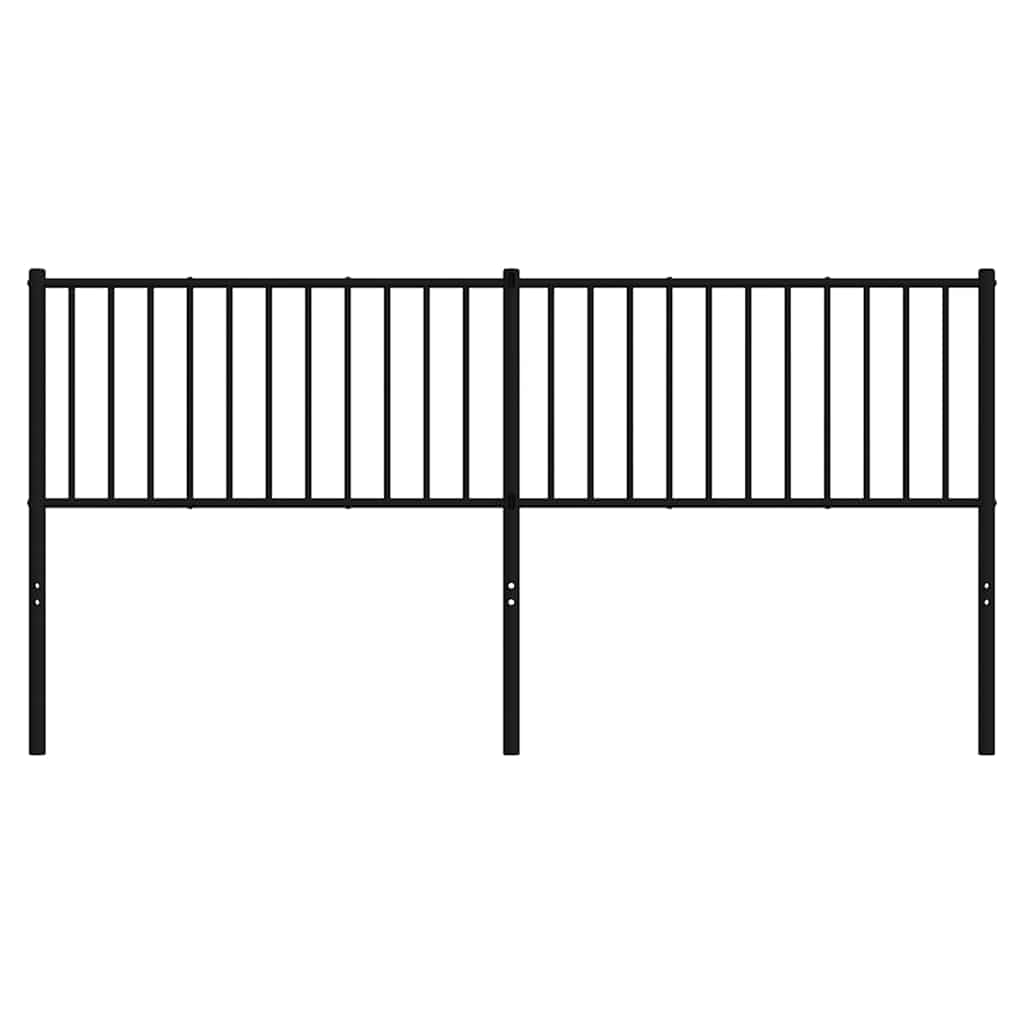 udskiftningsgavl 180 cm metal sort