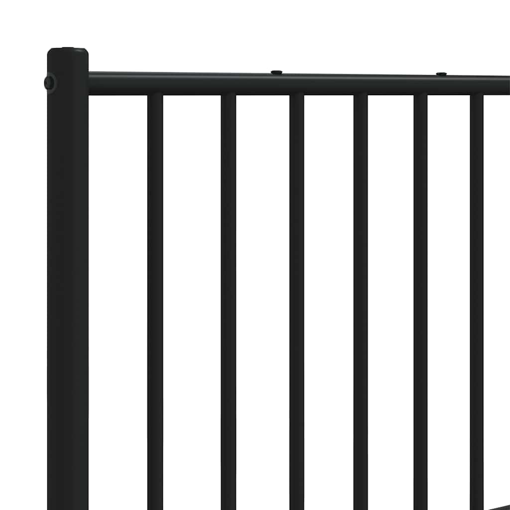 udskiftningsgavl 180 cm metal sort