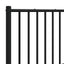 udskiftningsgavl 193 cm metal sort
