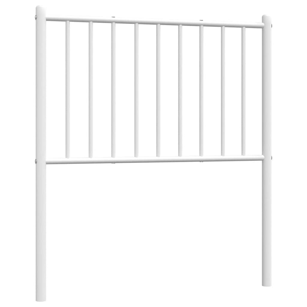 udskiftningsgavl 75 cm metal hvid