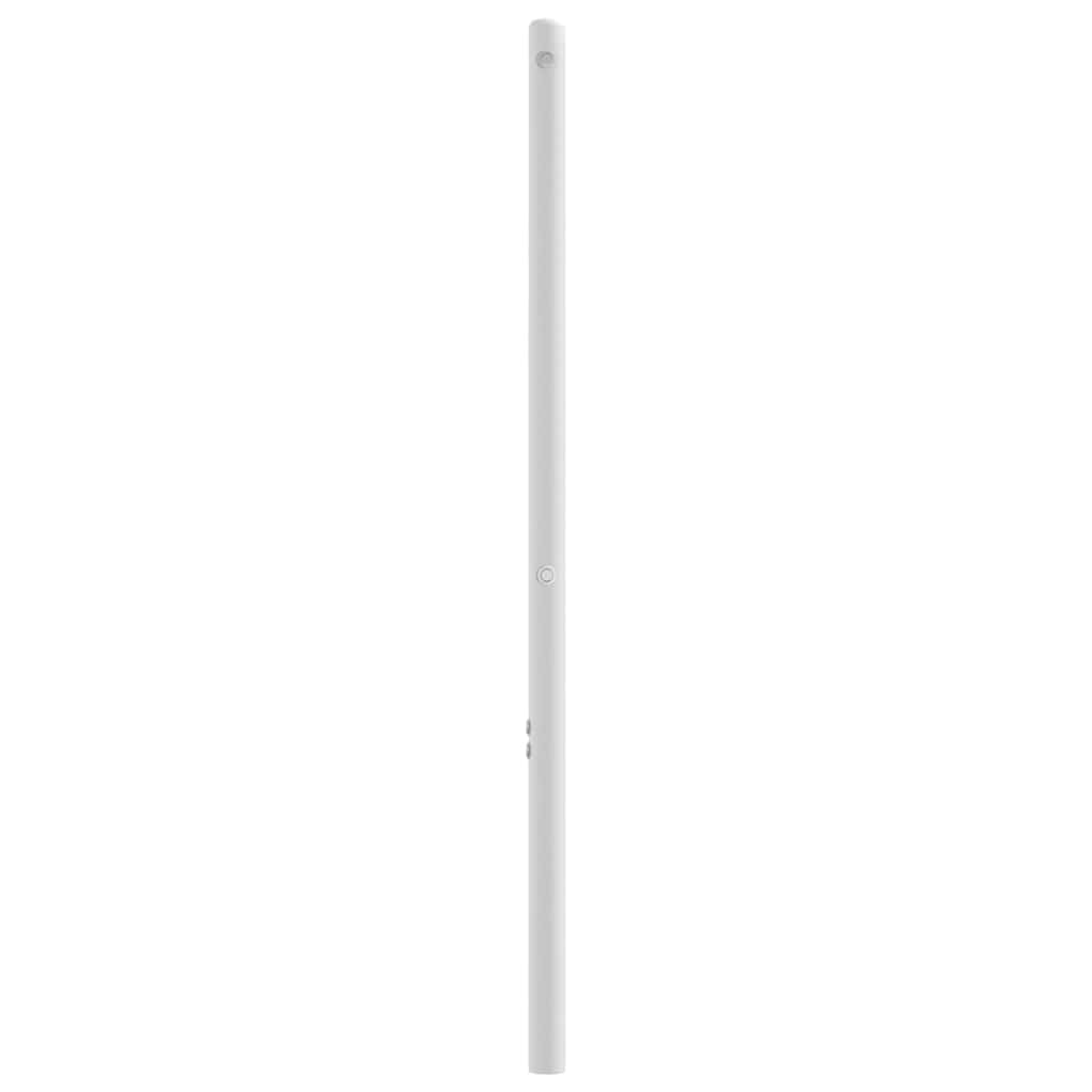 udskiftningsgavl 75 cm metal hvid
