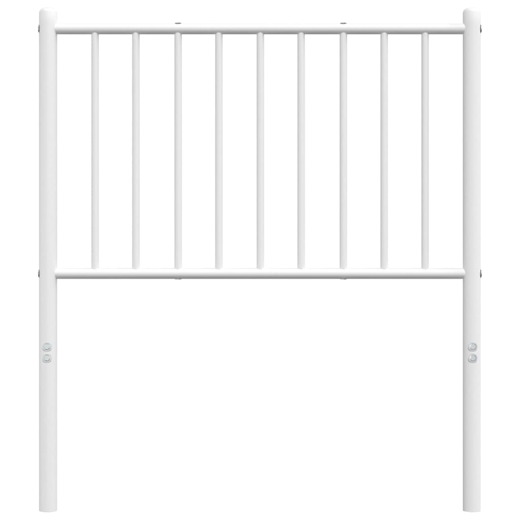 udskiftningsgavl 75 cm metal hvid
