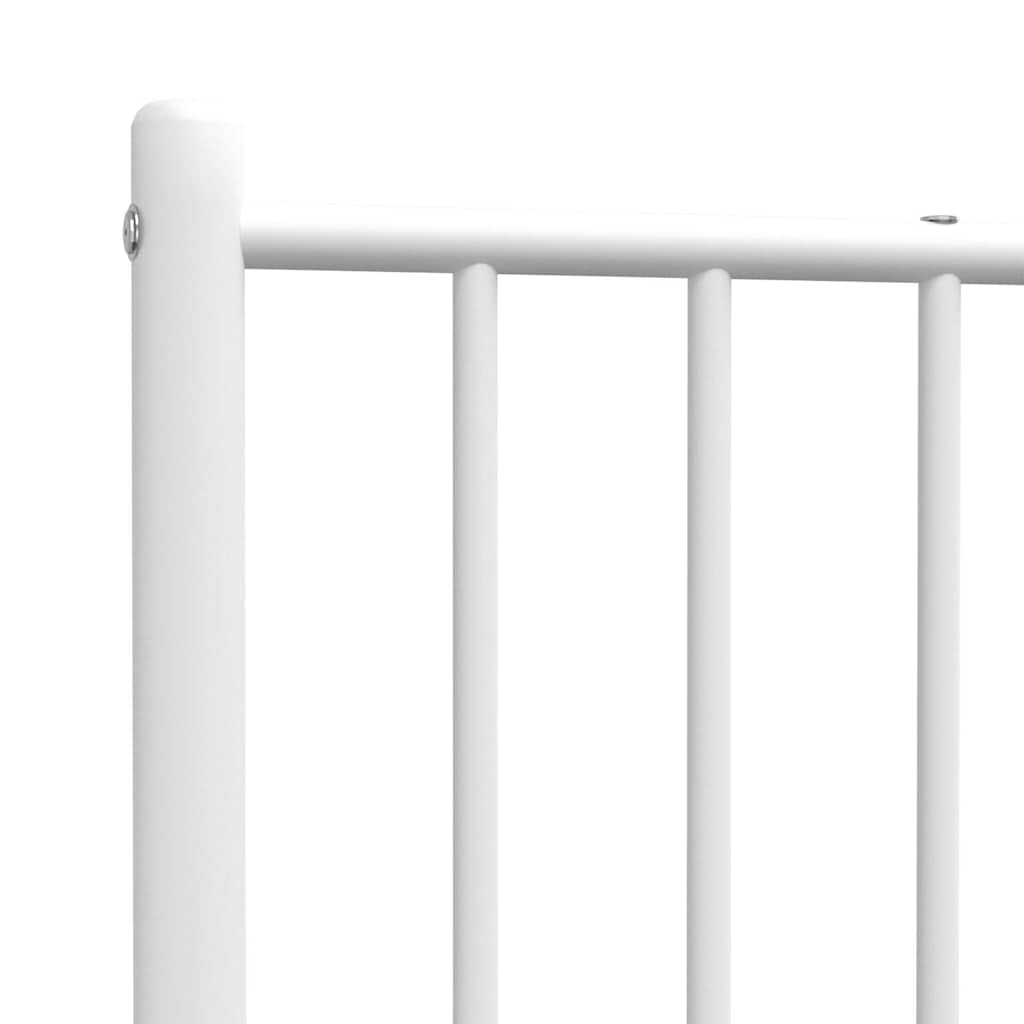 udskiftningsgavl 75 cm metal hvid