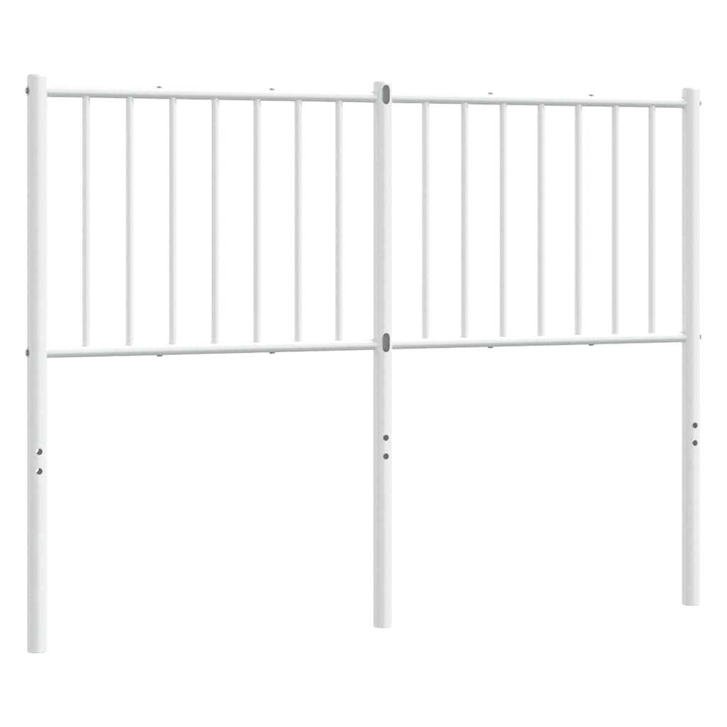 udskiftningsgavl 120 cm metal hvid