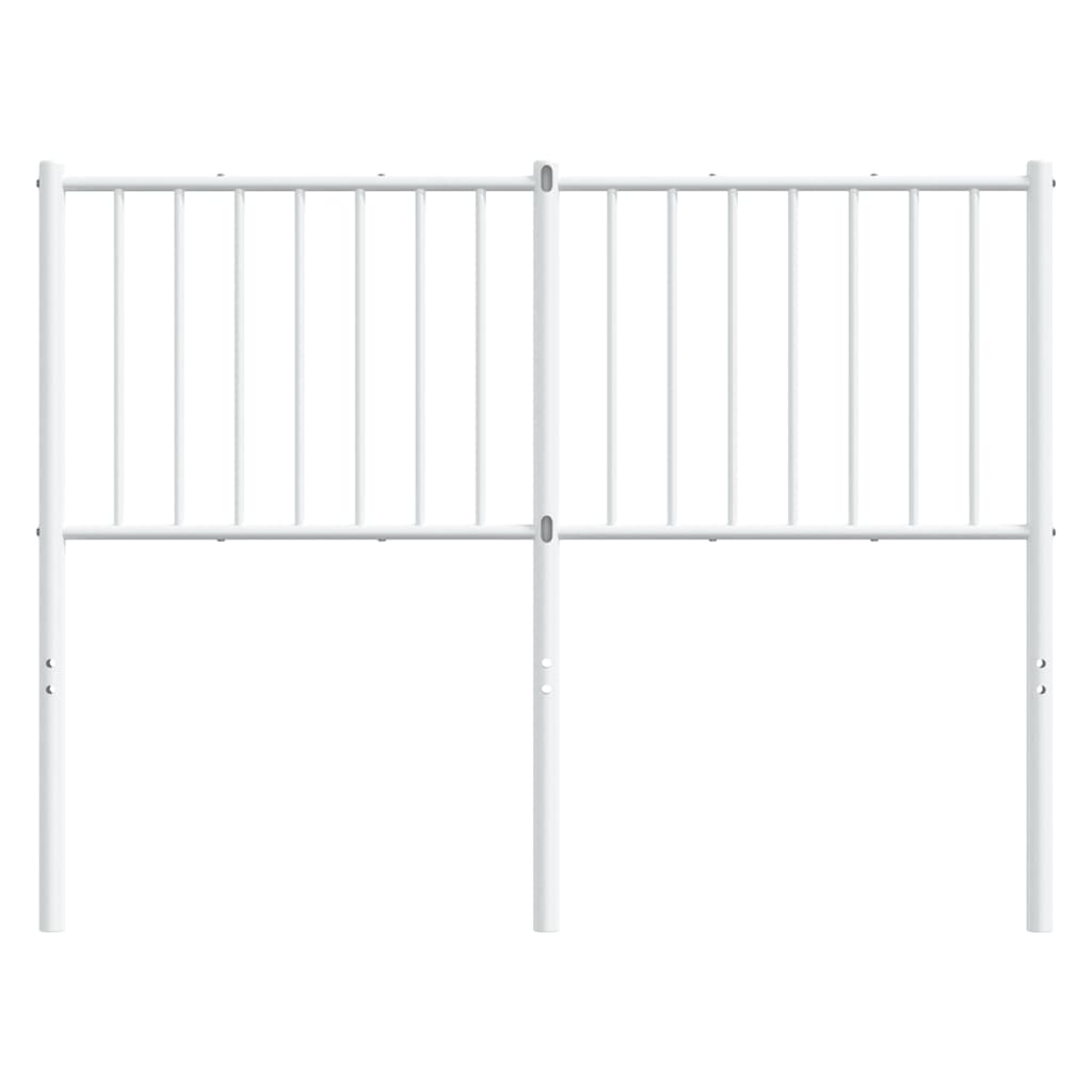 udskiftningsgavl 120 cm metal hvid