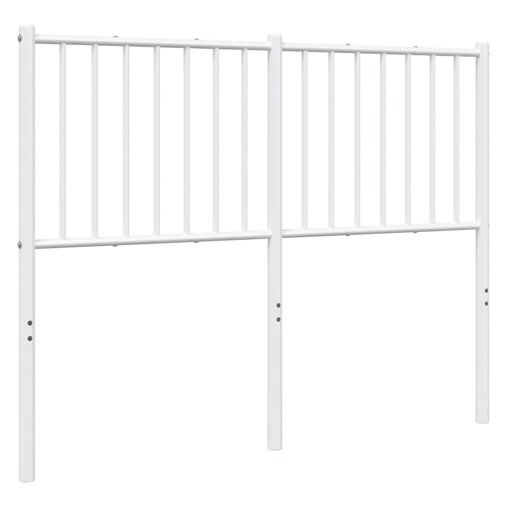 udskiftningsgavl 120 cm metal hvid