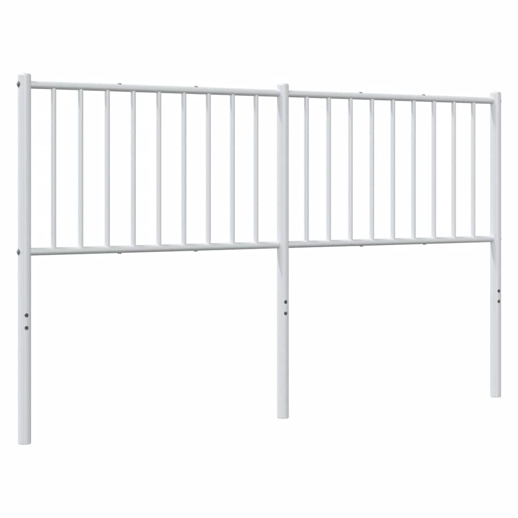 udskiftningsgavl 160 cm metal hvid