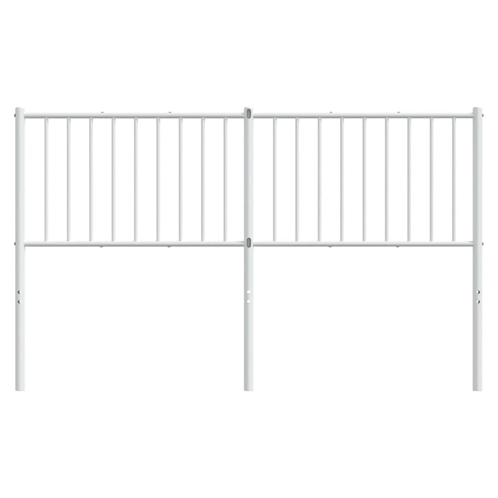 udskiftningsgavl 160 cm metal hvid