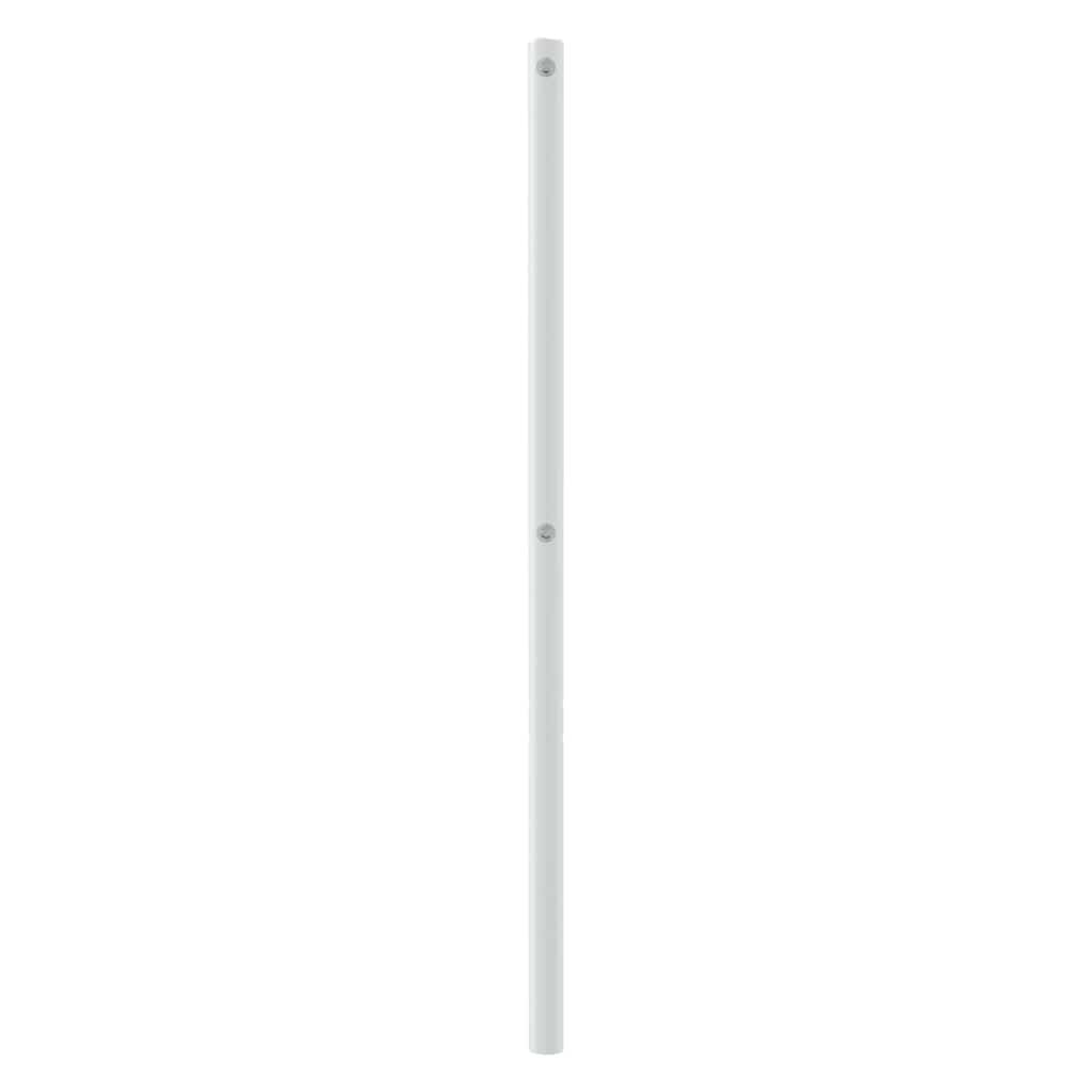 udskiftningsgavl 160 cm metal hvid