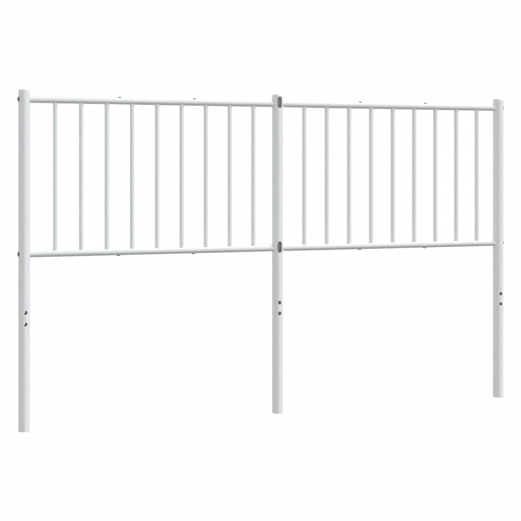 udskiftningsgavl 160 cm metal hvid