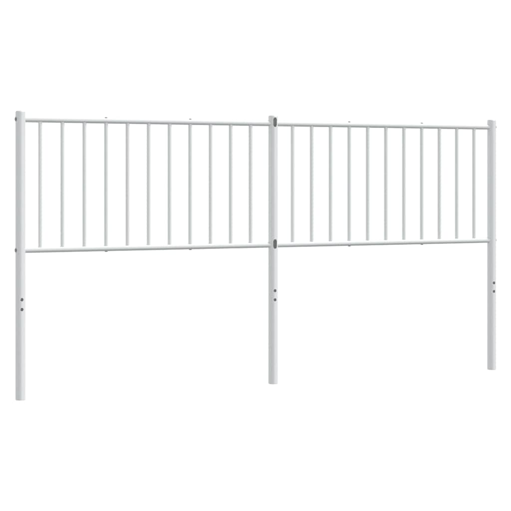 udskiftningsgavl 180 cm metal hvid
