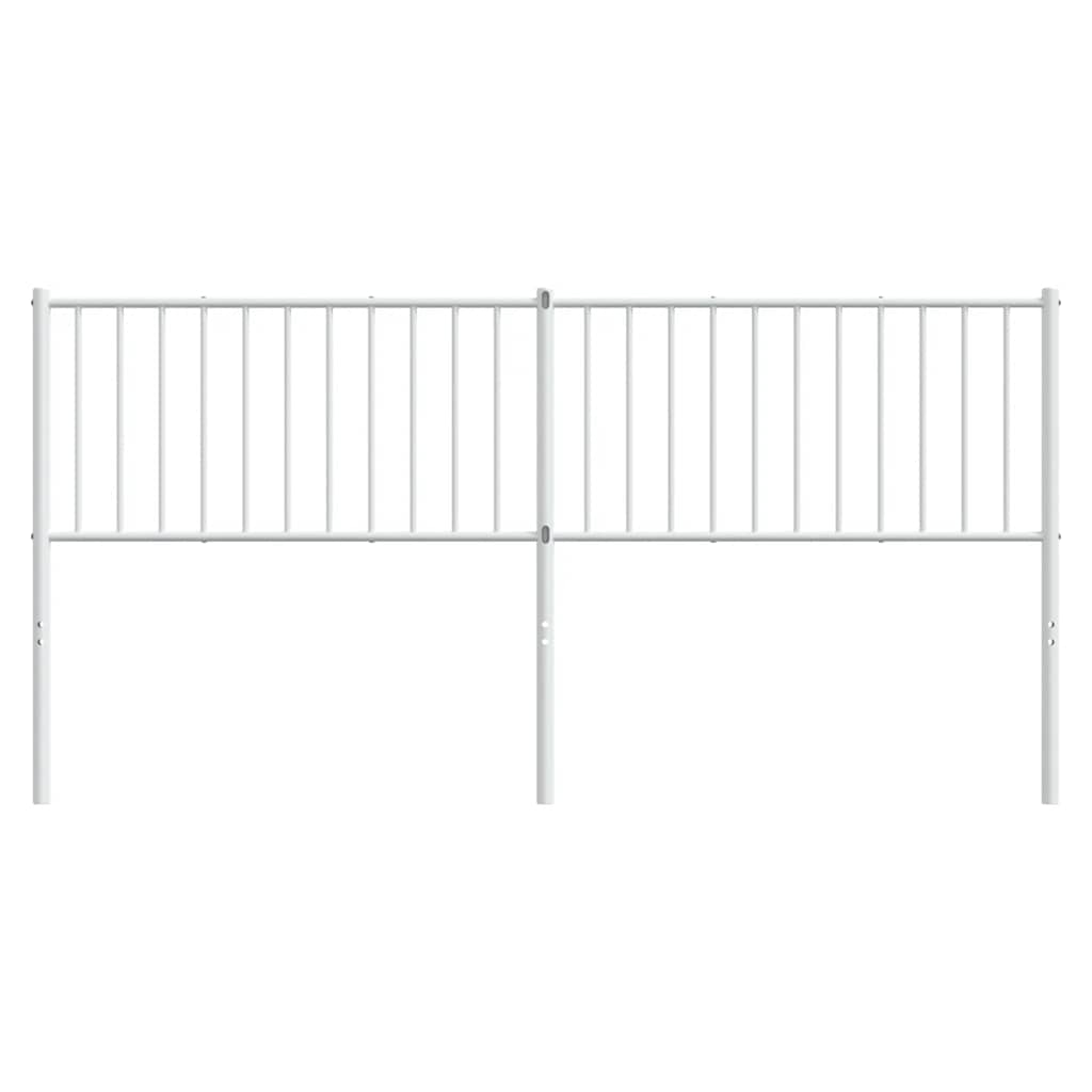 udskiftningsgavl 180 cm metal hvid