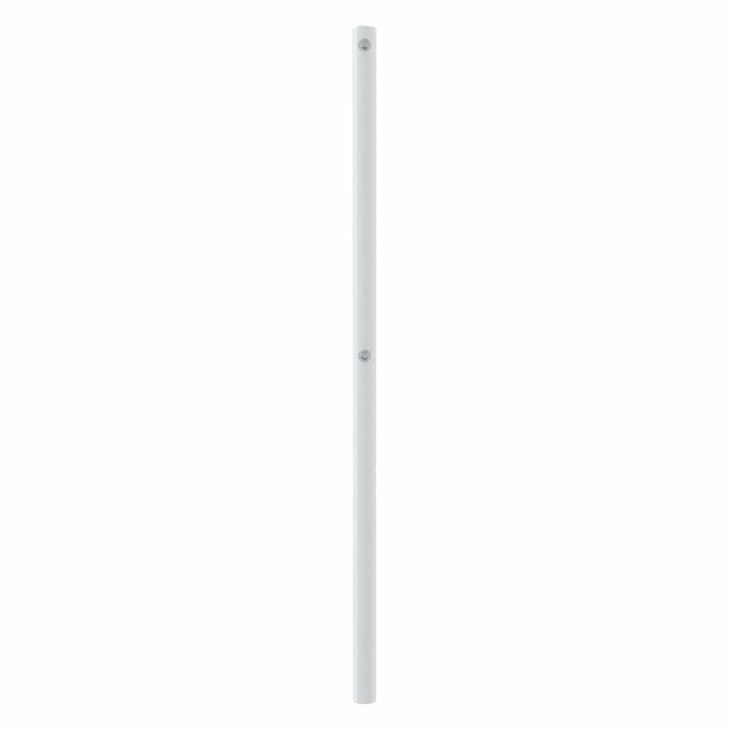 udskiftningsgavl 180 cm metal hvid