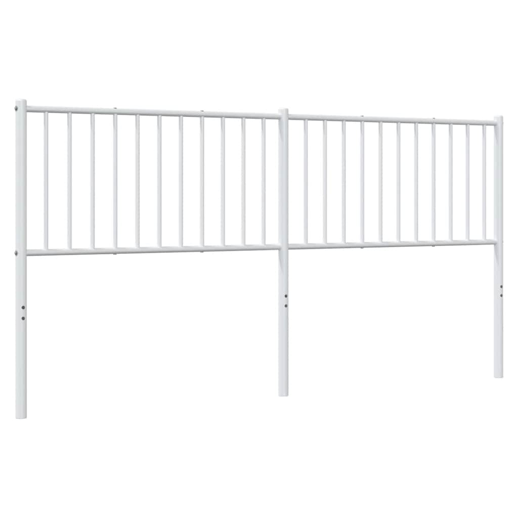 udskiftningsgavl 180 cm metal hvid