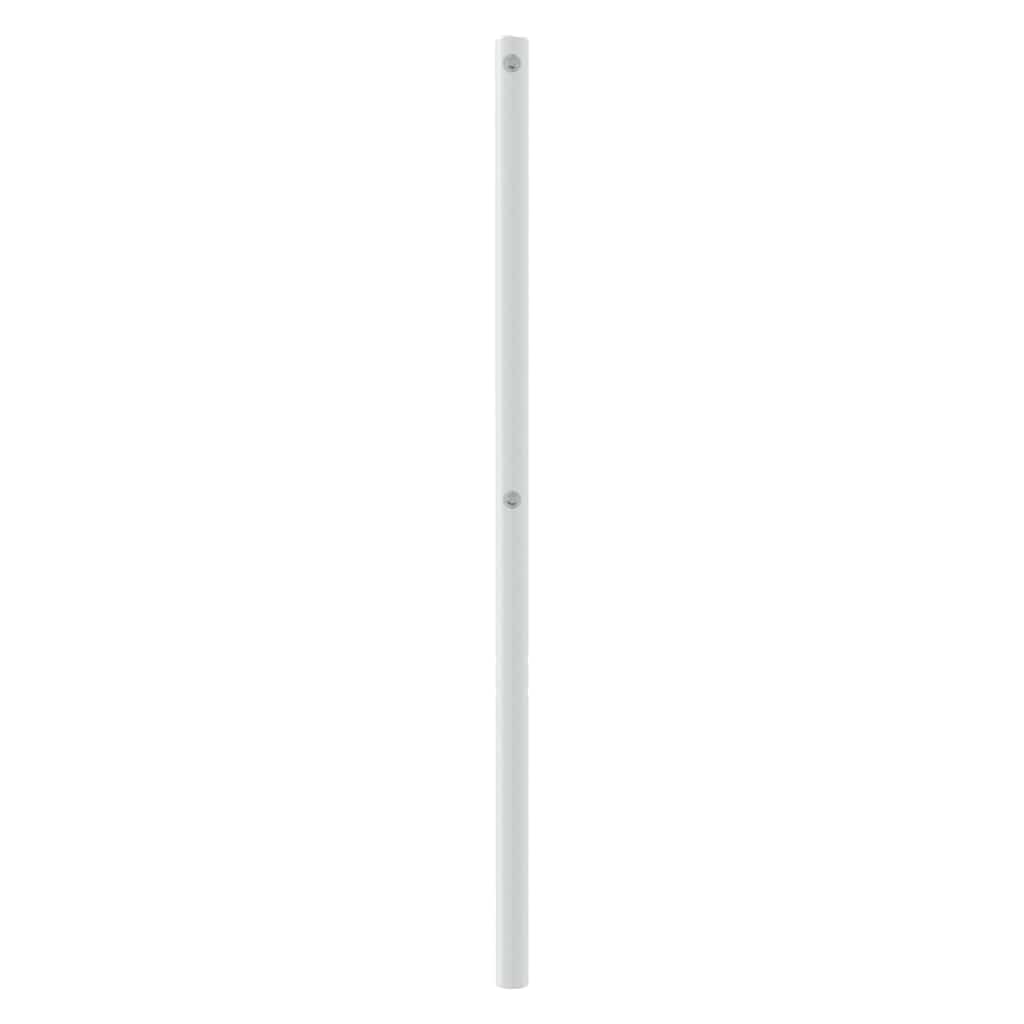 udskiftningsgavl 193 cm metal hvid