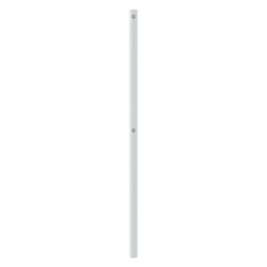 udskiftningsgavl 200 cm metal hvid