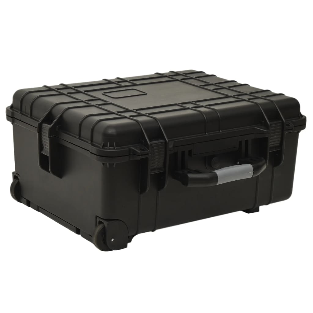 flightcase med hjul 58x45x27 cm PP sort