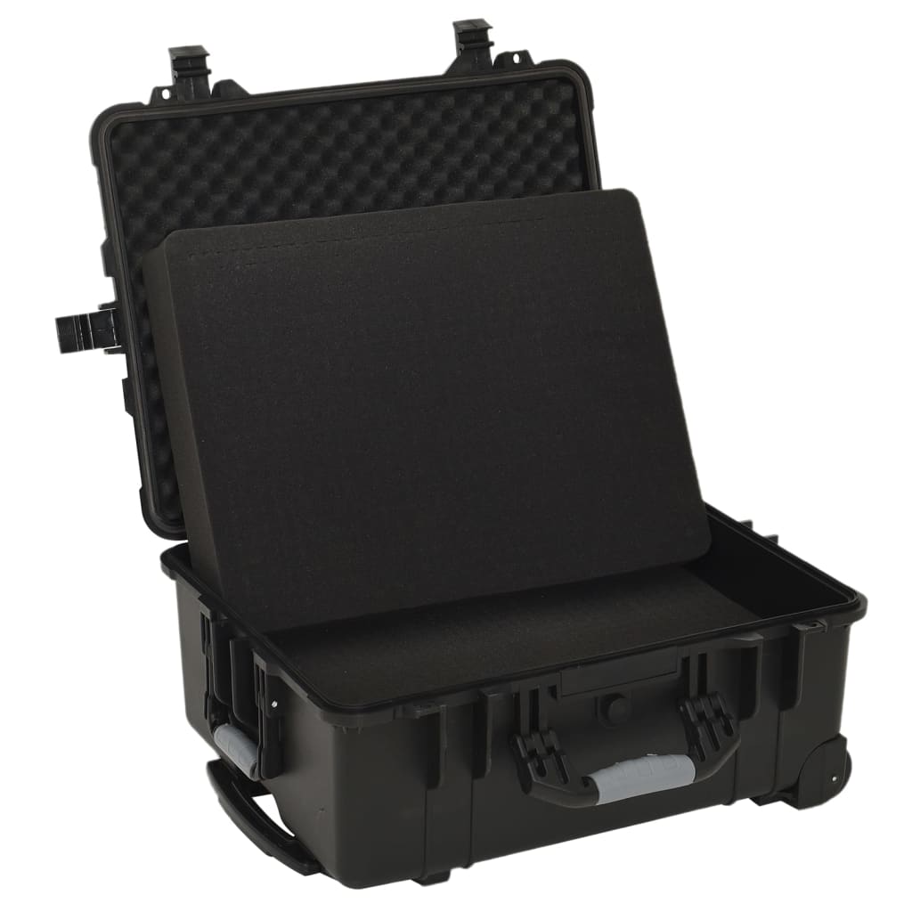 flightcase med hjul 58x45x27 cm PP sort