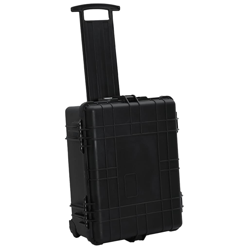 flightcase med hjul 58x45x27 cm PP sort
