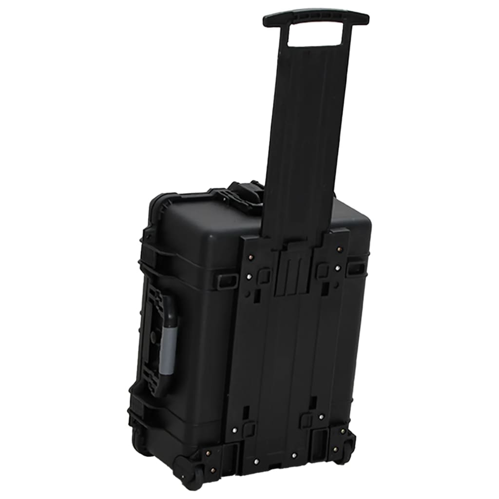 flightcase med hjul 58x45x27 cm PP sort