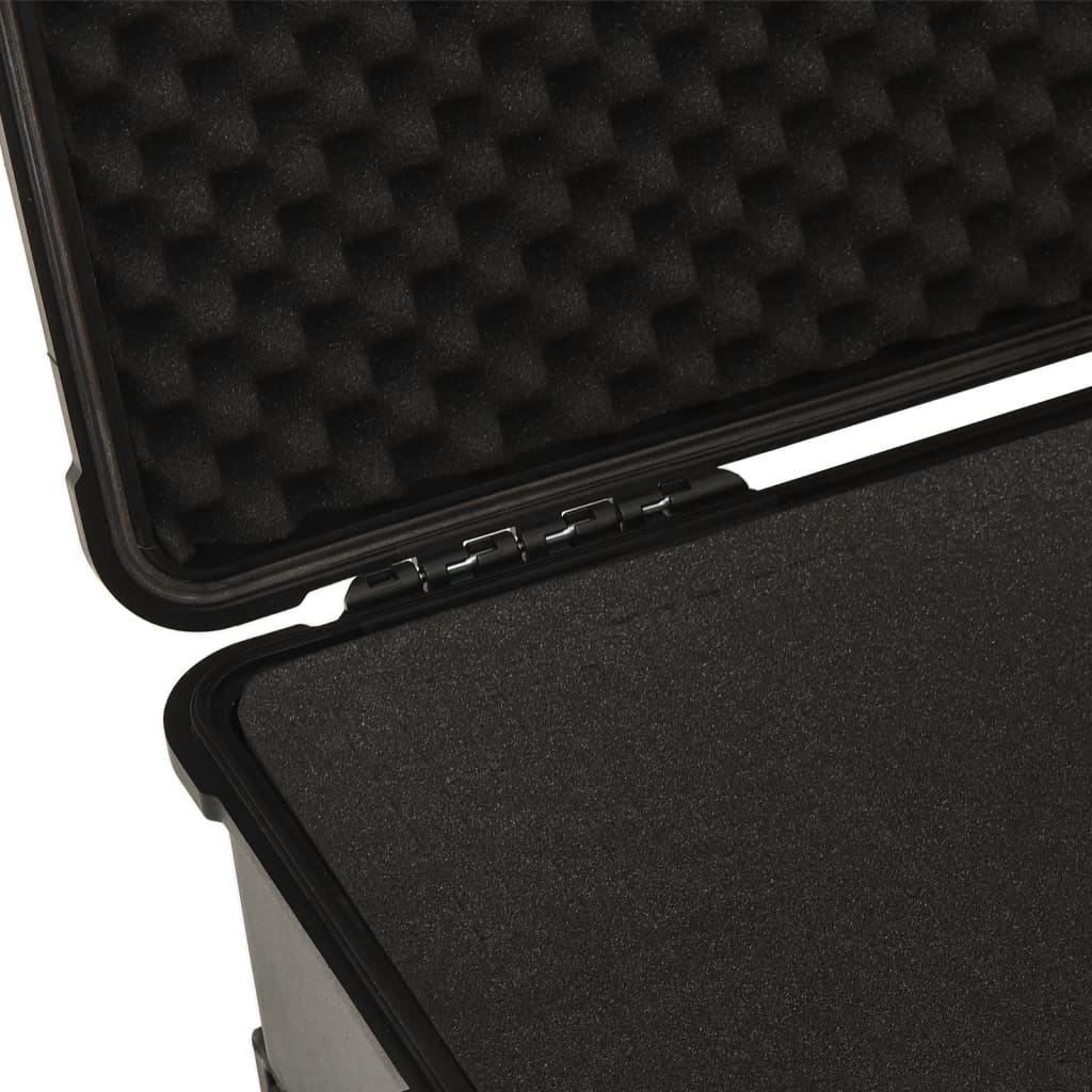 flightcase med hjul 58x45x27 cm PP sort