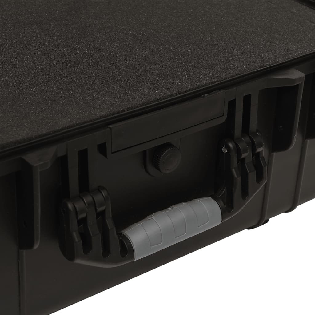 flightcase med hjul 58x45x27 cm PP sort