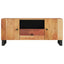 tv-bord 105x33,5x46 cm massivt akacietræ og konstrueret træ