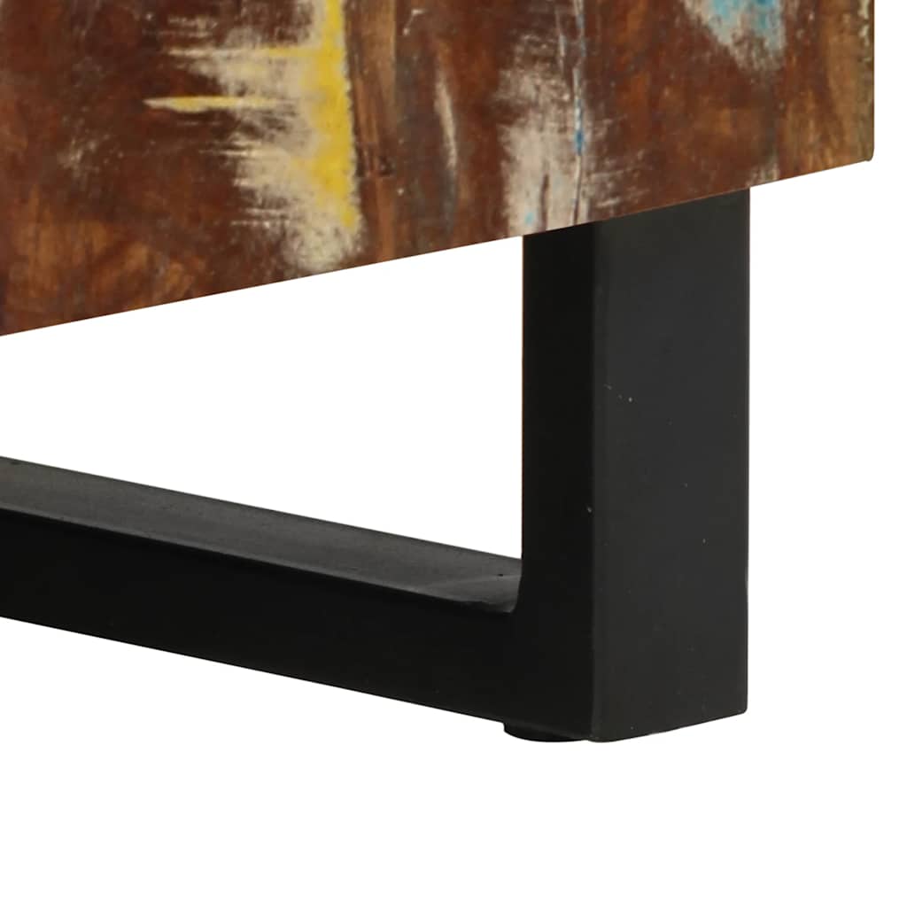 vaskeskab 62x33x58 cm massivt genbrugstræ og konstrueret træ