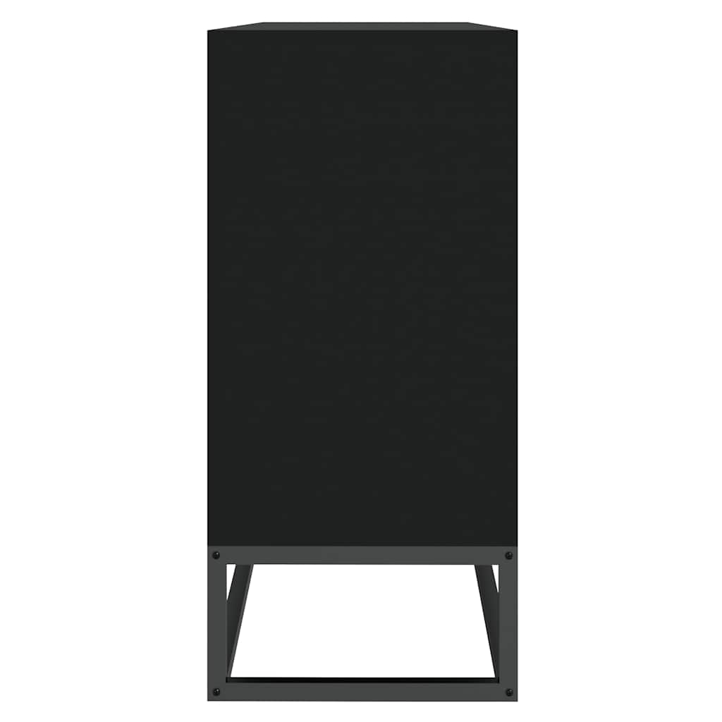 skænk 105x30x65 cm konstrueret træ sort
