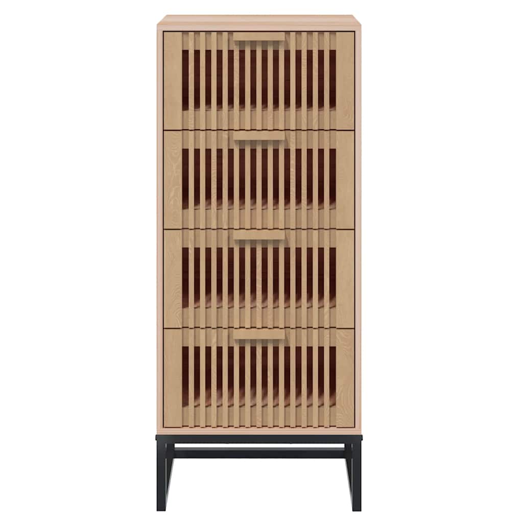 kommode 40x30x95 cm konstrueret træ