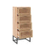 kommode 40x30x95 cm konstrueret træ