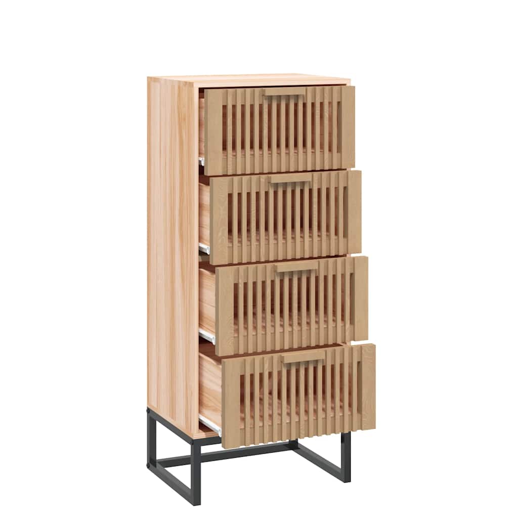 kommode 40x30x95 cm konstrueret træ