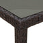 Havemøbel Bord Brun 150 x 90 x 75 cm polyrattan