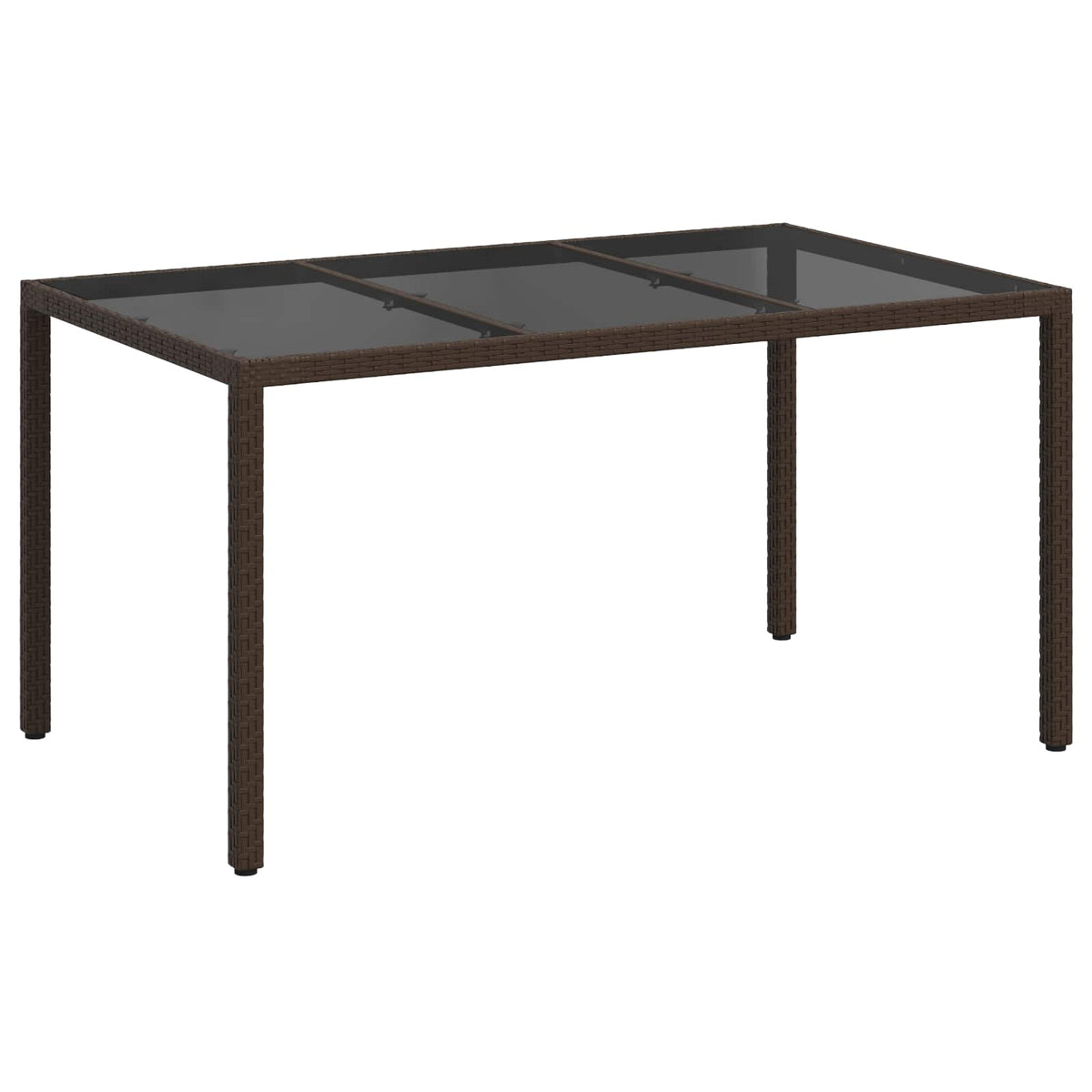 Havemøbel Bord Brun 150 x 90 x 75 cm polyrattan