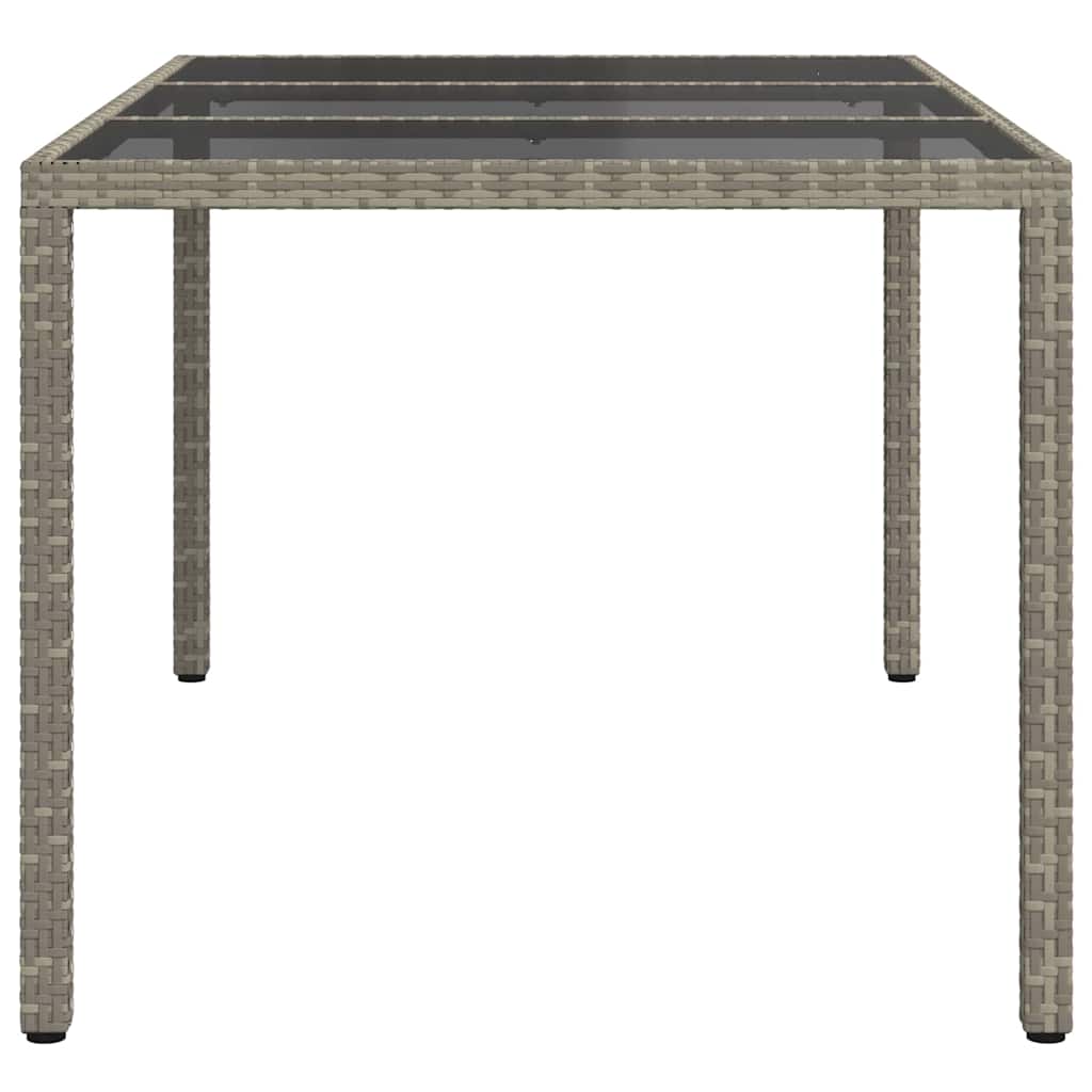 Havemøbel Bord Grå 150 x 90 x 75 cm polyrattan
