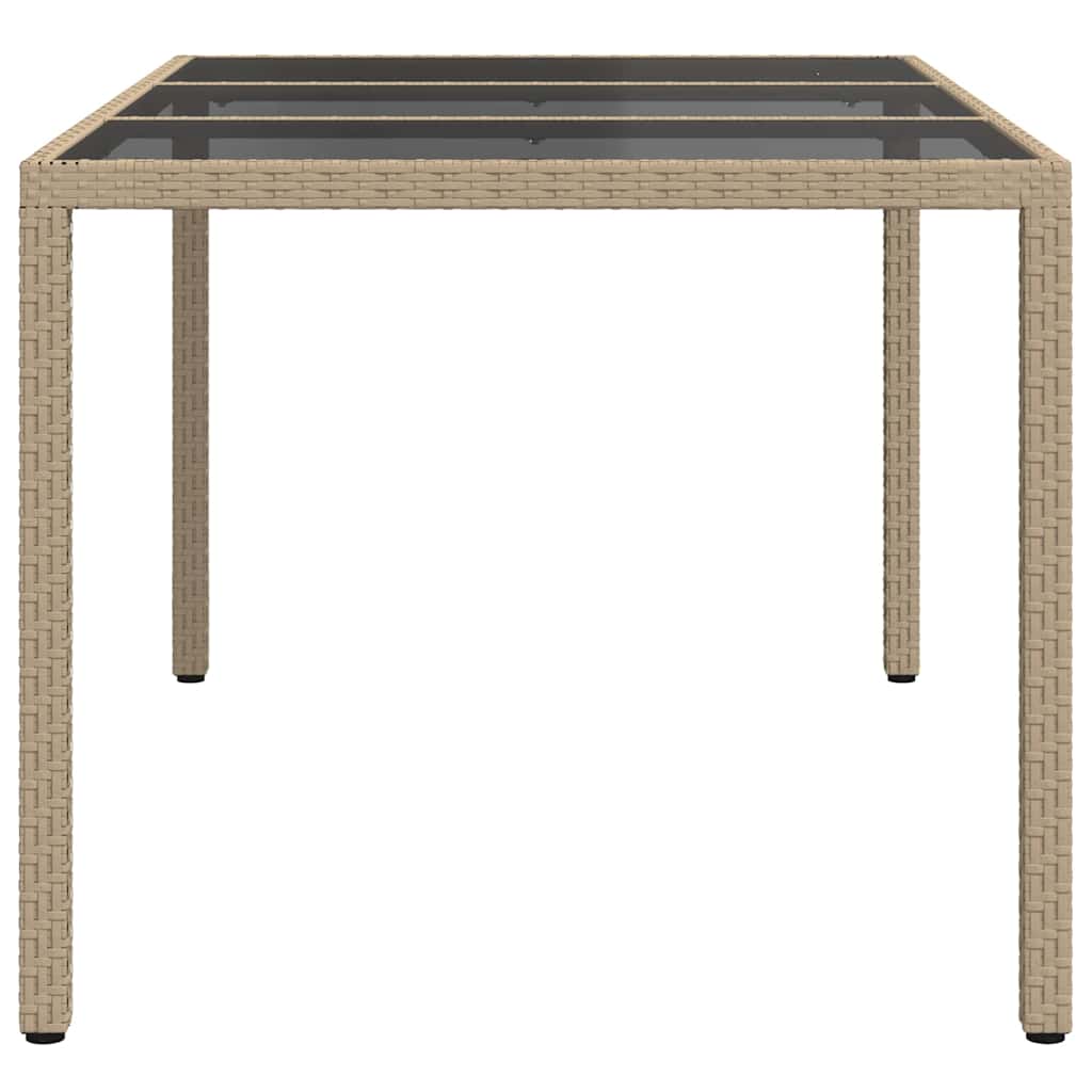 Havemøbel Bord Beige 150 x 90 x 75 cm polyrattan